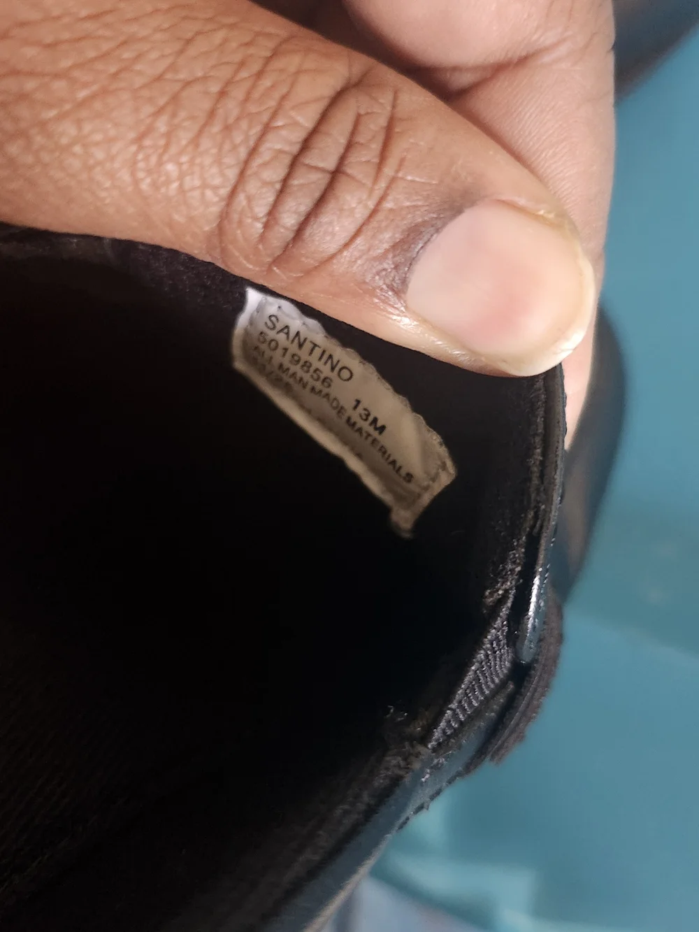 Black Leather Slip-On Loafers for Boys